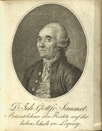 Schmidt, Johann Gottfried - Porträt von Johann Gottfried Sammet (1719-1796) 