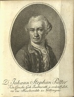 Unbekannter Künstler - Porträt von Johann Stephan Pütter (1725-1807)