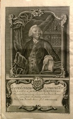 Unbekannter Künstler - Porträt von Johann Konrad Sigismund Topp (1692-1757) 