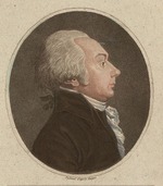 Unbekannter Künstler - Porträt von Jérôme Pétion de Villeneuve (1756-1794)