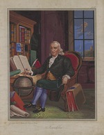 Unbekannter Künstler - Porträt von Benjamin Franklin 