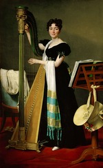 David, Jacques Louis - Porträt von Juliette de Villeneuve (1802-1840), Nichte der Julie Clary-Bonaparte
