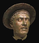 Klassische Antike Kunst - Kopf eines Mannes mit einer Kausia. (König Philipp V. von Makedonien)