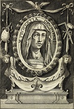 Unbekannter Künstler - Porträt von Properzia de Rossi (um 1490-1530). Aus Vite de' più eccellenti pittori, scultori e architetti von Giorgio Vasari