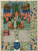 Unbekannter Künstler - Die Sitzung des Ordens vom Goldenen Vlies, geleitet von Karl dem Kühnen
