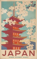 Unbekannter Künstler - Japan. Reiseplakat