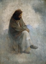 Diefenbach, Karl Wilhelm - Selbstporträt als Christus