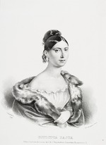 Kriehuber, Josef - Porträt von Opernsängerin Giuditta Pasta (1798-1865), geb. Negri