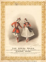 Unbekannter Künstler - Carlotta Grisi (1819-1899) und Jules Perrot (1810-1892) in La Polka von Cesare Pugni 