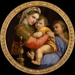 Raffael (Raffaello Sanzio da Urbino) - Madonna della Seggiola