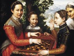 Anguissola, Sofonisba - Drei Schwestern beim Schachspiel