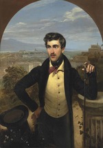 Kiprenski, Orest Adamowitsch - Porträt von Fürst Michail Alexandrowitsch Golizyn (1804-1860)