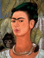 Kahlo, Frida - Selbstbildnis mit Affen