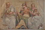 Veronese, Paolo - Minerva zwischen Geometrie und Arithmetik