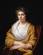 Fabre, François-Xavier Pascal, Baron - Porträt von Luise zu Stolberg-Gedern (1752-1824), Gräfin von Albany
