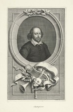 Houbraken, Jacob - Porträt von William Shakespeare (1564-1616)