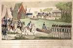 Unbekannter Künstler - Abschied von Napoleon und Alexander I. in Tilsit. Monarchentreffen zu Tilsit im Juli 1807