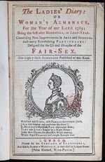 Unbekannter Künstler - Titelseite von The Ladies' Diary or the Woman's Almanack, London 