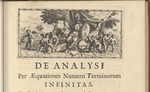 Unbekannter Künstler - Kopfleiste aus Analysis per Quantitatum Series, Fluxiones, ac Differentias? von Isaac Newton