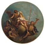 La Fosse, Charles, de - Minerva umgeben von Merkur, Diana, Apollo und Vulkan