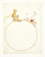 Saint-Exupéry, Antoine de - Illustration für die Erzählung Der kleine Prinz (Le Petit Prince)