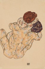 Schiele, Egon - Mann und Frau (Umarmung) 
