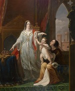 Palagi, Pelagio - Königin Konstanze lässt die Krone Siziliens ihrem Sohn Friedrich