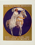 Unbekannter Künstler - Inez Milholland Boissevain, die für die Freiheit der Frauen starb