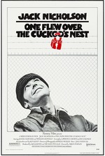 Unbekannter Künstler - Filmplakat Einer flog über das Kuckucksnest von Milos Forman