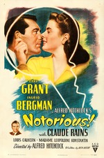 Unbekannter Künstler - Filmplakat Berüchtigt von Alfred Hitchcock