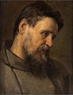 Makowski, Wladimir Jegorowitsch - Porträt von Alexander Konstantinowitsch Solowjow (1846-1879)