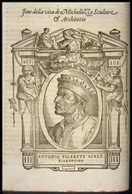 Vasari, Giorgio - Filarete (Antonio di Pietro Averlino). Aus: Giorgio Vasari, Lebensbeschreibungen der berühmtesten Maler, Bildhauer und Architekt