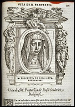 Vasari, Giorgio - Properzia de' Rossi. Aus: Giorgio Vasari, Lebensbeschreibungen der berühmtesten Maler, Bildhauer und Architekten