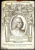 Vasari, Giorgio - Nicola Pisano. Aus: Giorgio Vasari, Lebensbeschreibungen der berühmtesten Maler, Bildhauer und Architekten