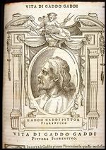 Vasari, Giorgio - Gaddo Gaddi. Aus: Giorgio Vasari, Lebensbeschreibungen der berühmtesten Maler, Bildhauer und Architekten