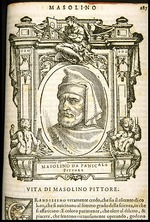 Vasari, Giorgio - Masolino da Panicale. Aus: Giorgio Vasari, Lebensbeschreibungen der berühmtesten Maler, Bildhauer und Architekten
