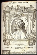 Vasari, Giorgio - Taddeo Gaddi. Aus: Giorgio Vasari, Lebensbeschreibungen der berühmtesten Maler, Bildhauer und Architekten
