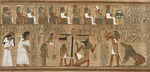 Altägyptische Kunst - Das Totengericht aus dem Totenbuch des Schreibers Ani