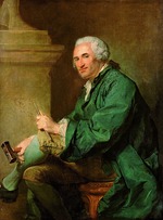 Perronneau, Jean-Baptiste - Porträt von Bildhauer Lambert-Sigisbert Adam (1700-1759)