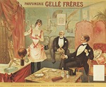 Unbekannter Künstler - Werbeplakat für Parfumerie Gellé Frères