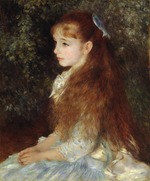 Renoir, Pierre Auguste - Porträt von Irène Cahen d'Anvers (La petite Irène)