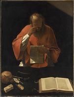 La Tour, Georges, de - Der heilige Hieronymus lesend