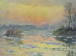 Monet, Claude - Coucher de Soleil sur la Seine (Sonnenuntergang an der Seine)