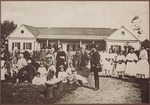 Unbekannter Fotograf - Pjotr Tschaikowski (1840-1893) mit der Dawydow-Familie im Landgut Kamenka