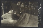 Unbekannter Fotograf - Dichter Alexander Blok auf dem Sterbebett