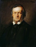 Lenbach, Franz, von - Porträt von Richard Wagner (1813-1883)