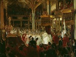 Menzel, Adolph Friedrich, von - Die Krönung Königs Wilhelm I. in Königsberg im Jahre 1861