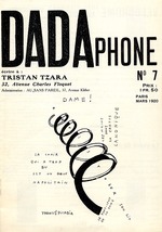 Picabia, Francis - Dadaphone, Paris, März, 1920