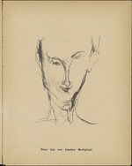 Modigliani, Amedeo - Porträt von Hans Arp (1886-1966)