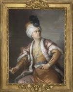 Lenoir, Simon Bernard - Der Schauspieler Lekain (1729-1778) als Orosmane in der Tragödie Zaïre von Voltaire